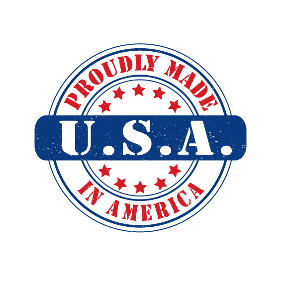 577x577 Made In Usa Logo Design Vector, Royalty Free