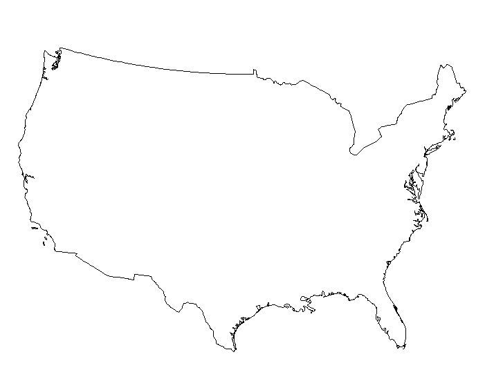 701x565 Outline Of Usa Map Europe Map Hd