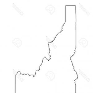 300x300 Photostock Vector Alaska Usa Outline Vector Map Sohadacouri