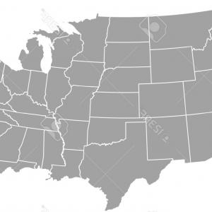 300x300 Us Map Vector Black And White Map Of Usa With County Outlines