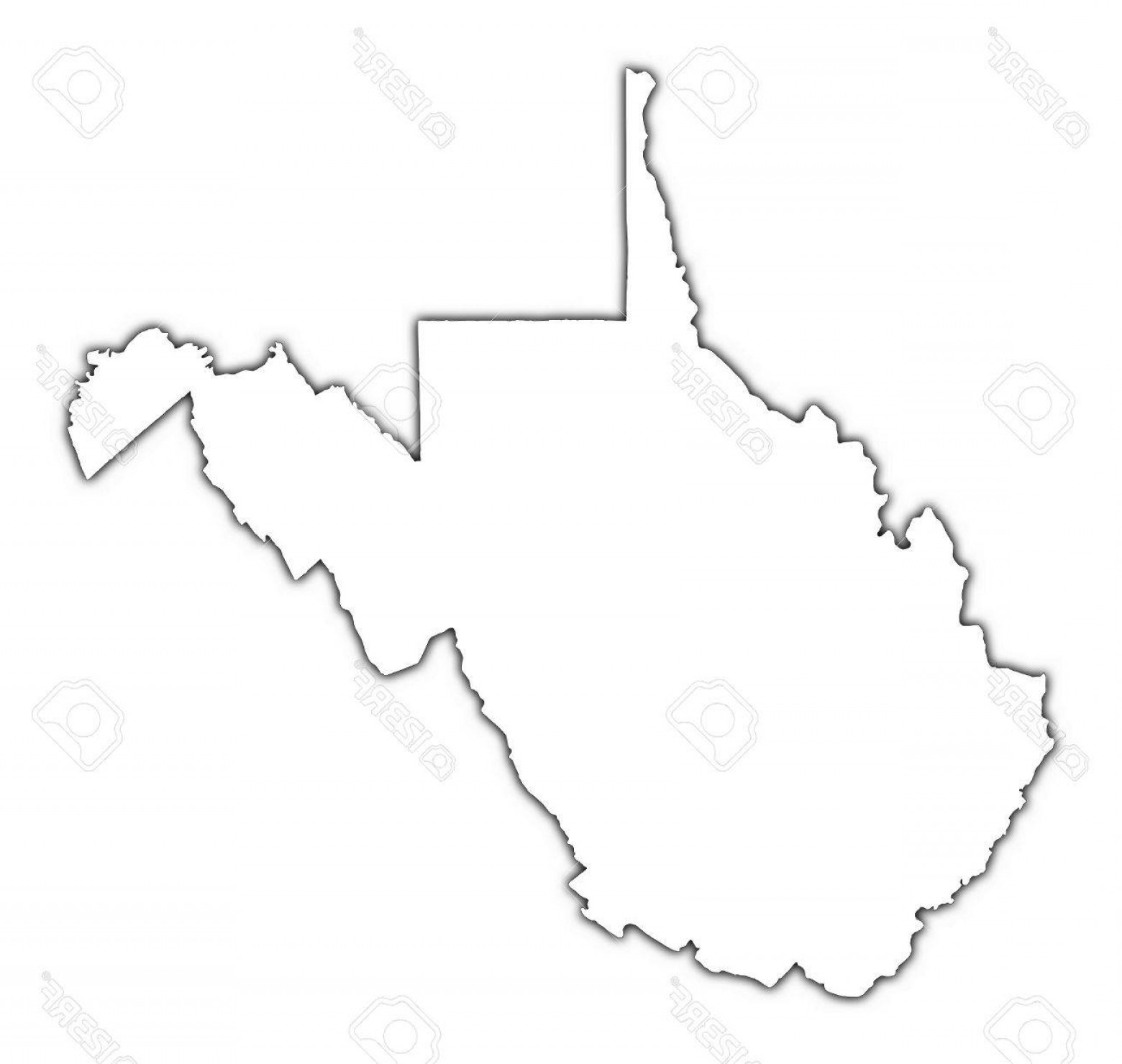 1560x1480 West Virginia State Outline Vector Arenawp