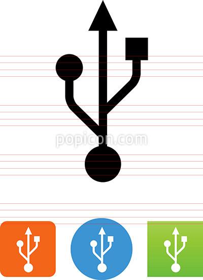 400x551 Vector Usb Icon