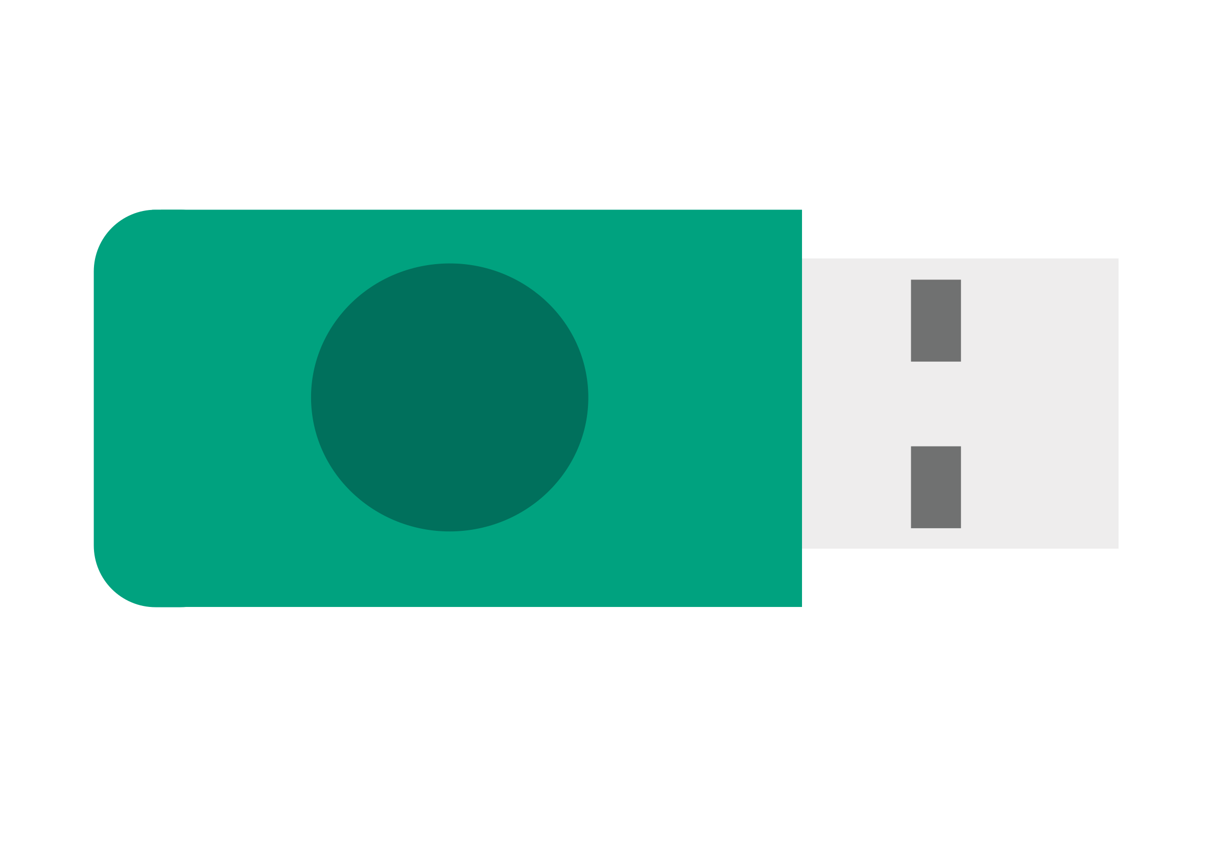 2400x1697 Usb Stick Vector Clipart Image