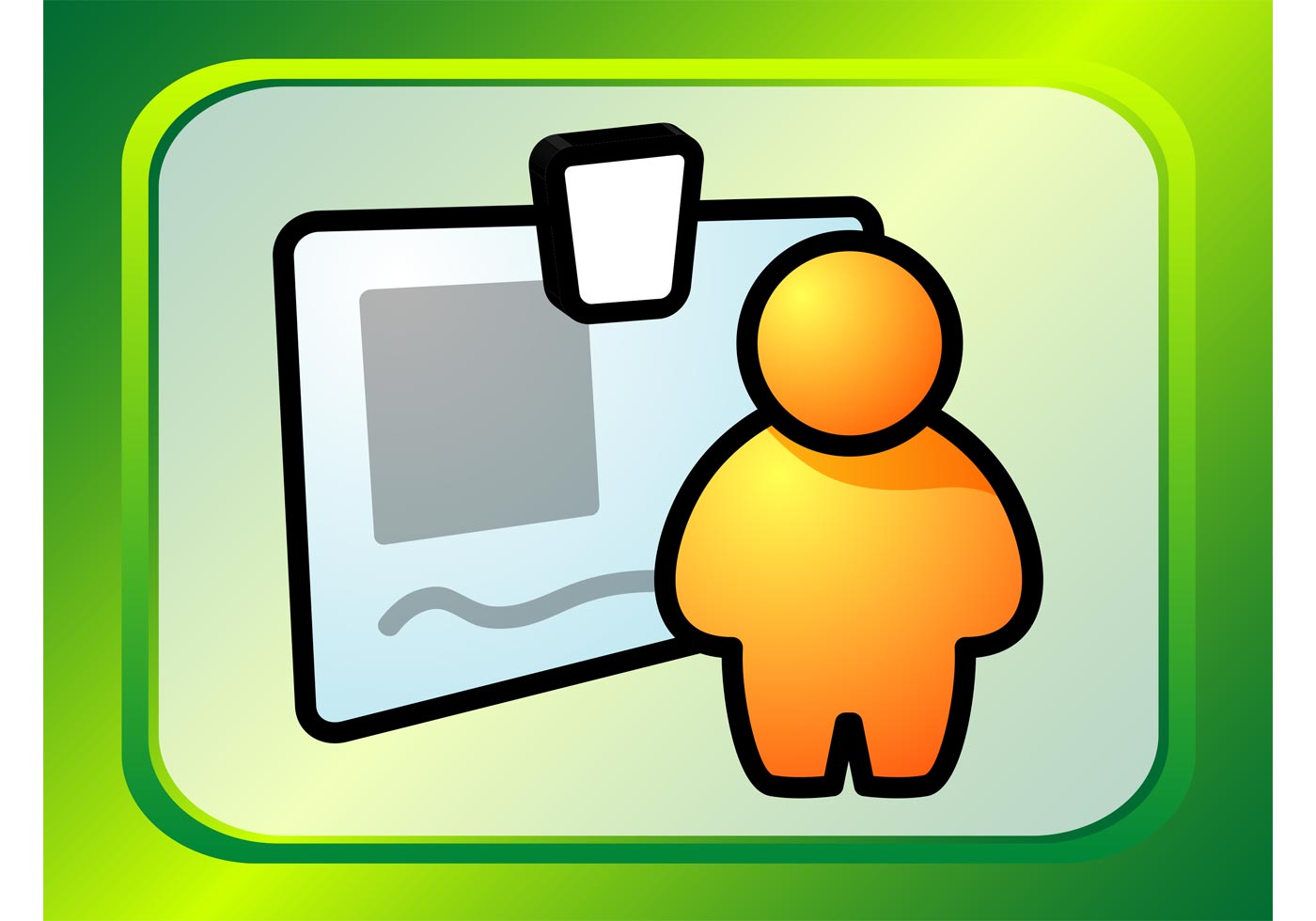 1400x980 User Icon Free Vector Art