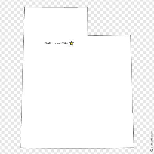 500x500 Utah (Ut) Us State Free Vector Map