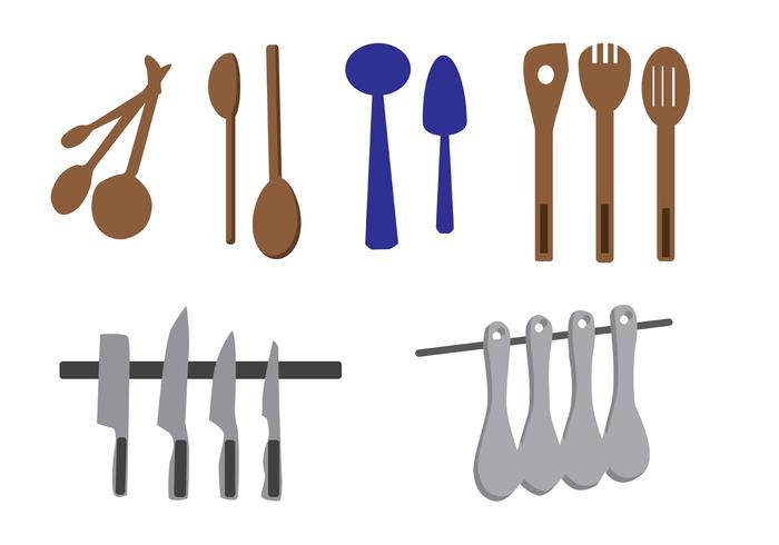 700x490 Vector Kitchen Utensils