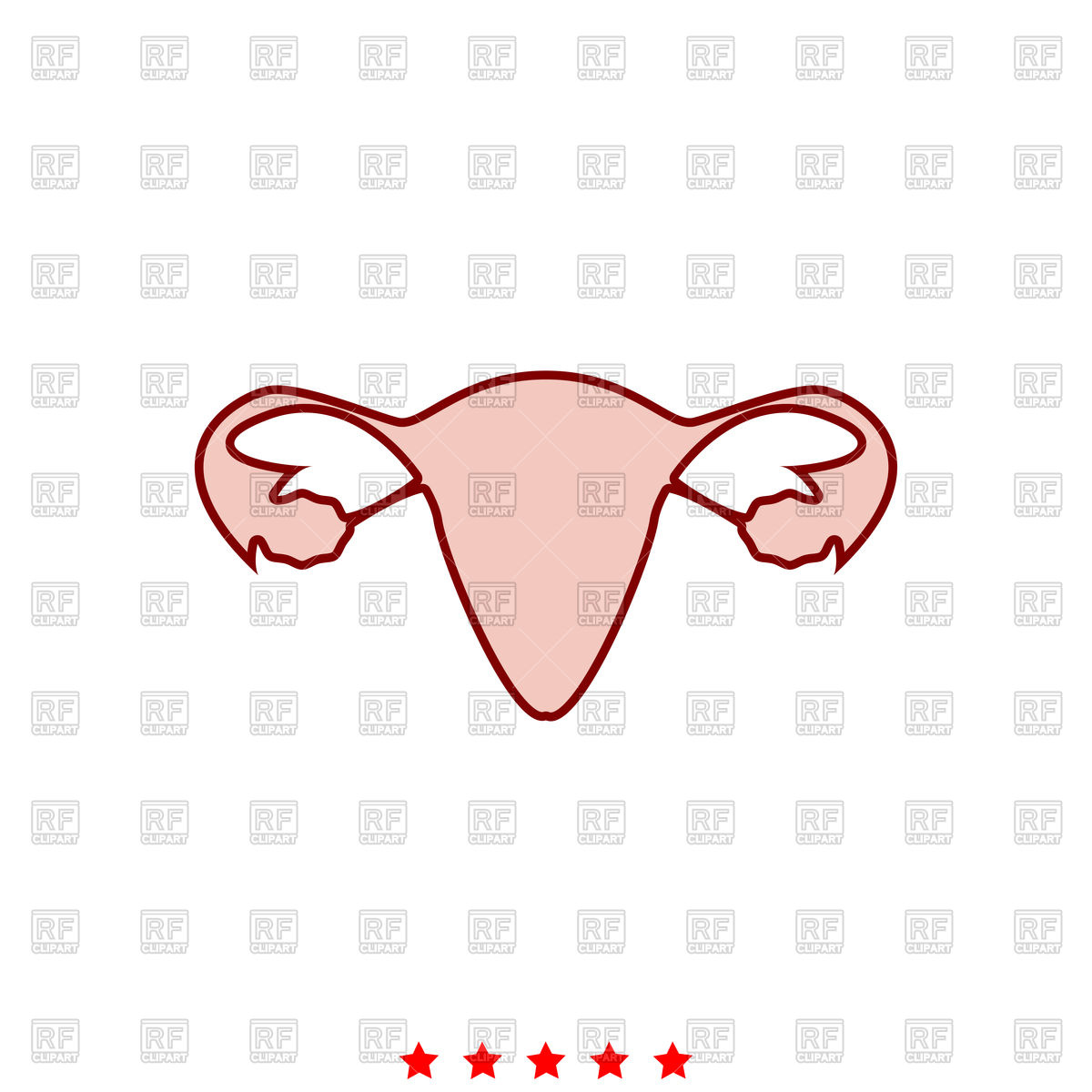 1200x1200 Uterus Vector Images Amp Illustrations Vector Graphics Rfclipart