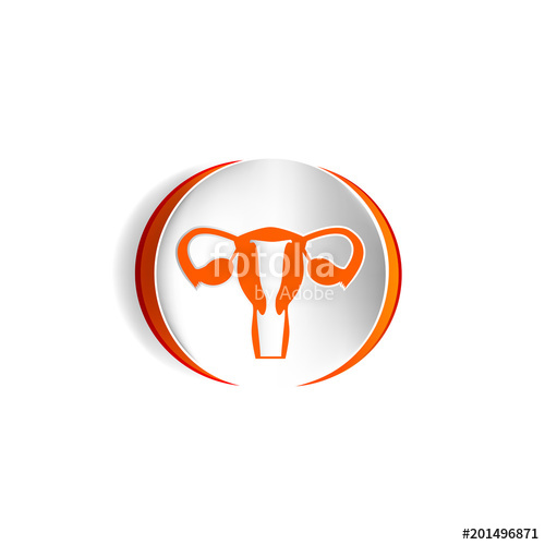 500x500 Uterus Vector Icon. Stock Image And Royalty Free Vector Files On