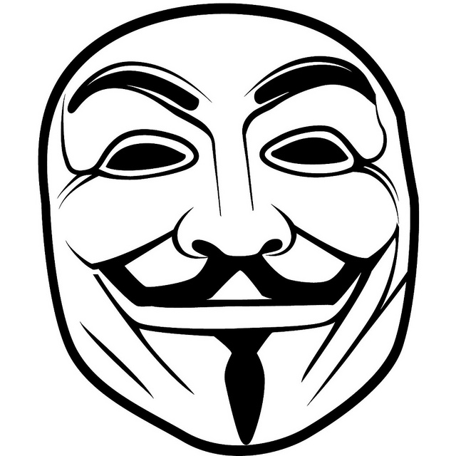 V For Vendetta Mask Vector at GetDrawings | Free download