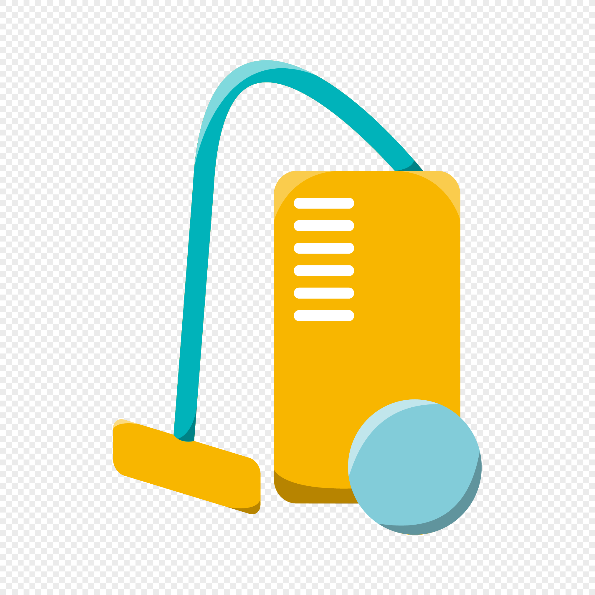 2020x2020 Cartoon Life Yellow Vacuum Vector Icon Png Image Picture Free
