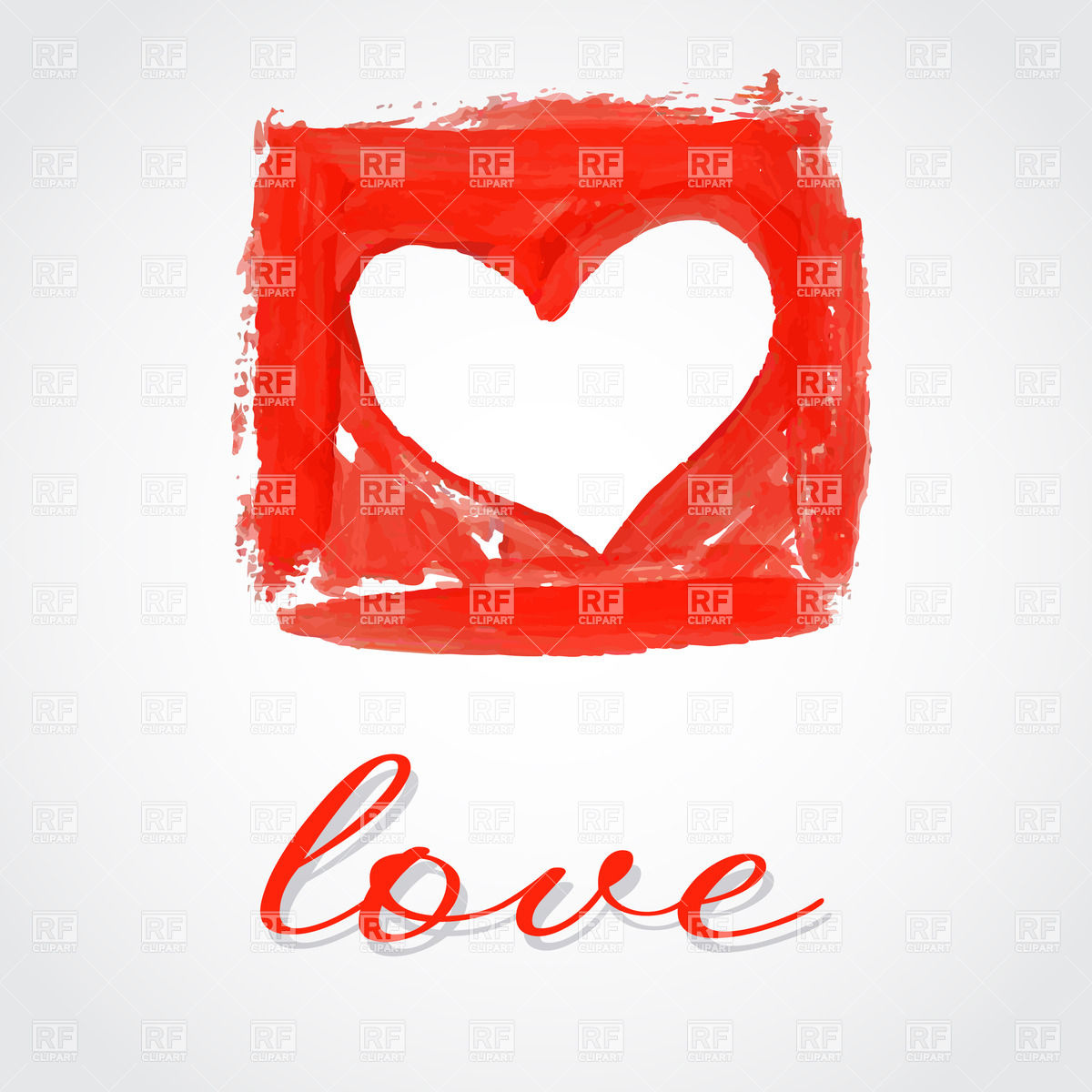 1200x1200 Heart Shaped Frame For Text. Valentine`s Card With Pink Heart