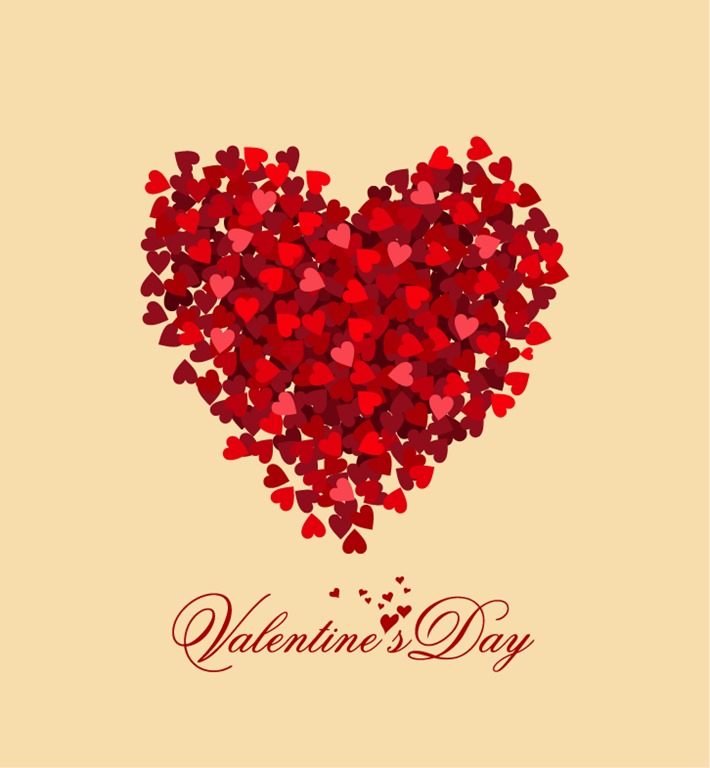 710x768 Valentine Day Heart Vector Illustration Free Vector Graphics