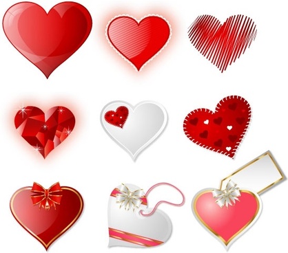 418x368 Valentine Hearts Vectors Free Vector In Adobe Illustrator Ai ( .ai
