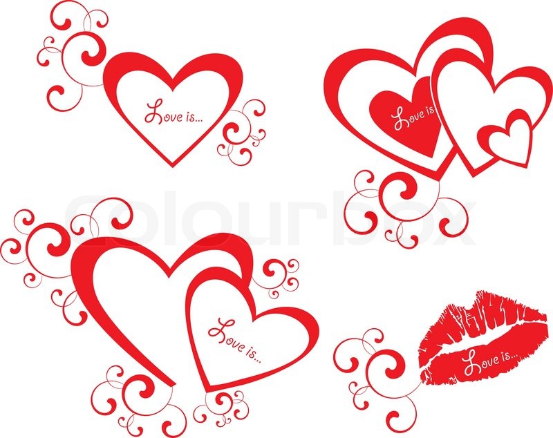 800x634 Vector Valentine Background With Heart Stock Vector Colourbox