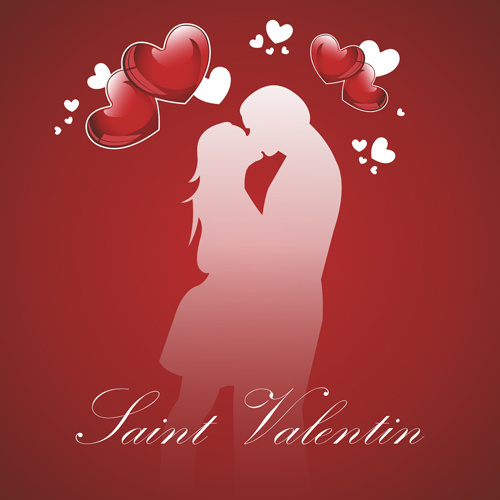 500x500 Romantic Love Background With Valentine Vector Free Vector In