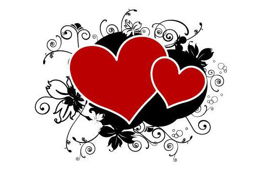 550x374 Valentine Abstract Vector