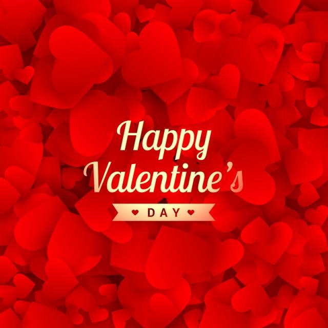 640x640 Beautiful Happy Valentines Day Vector Design Illustration, Love