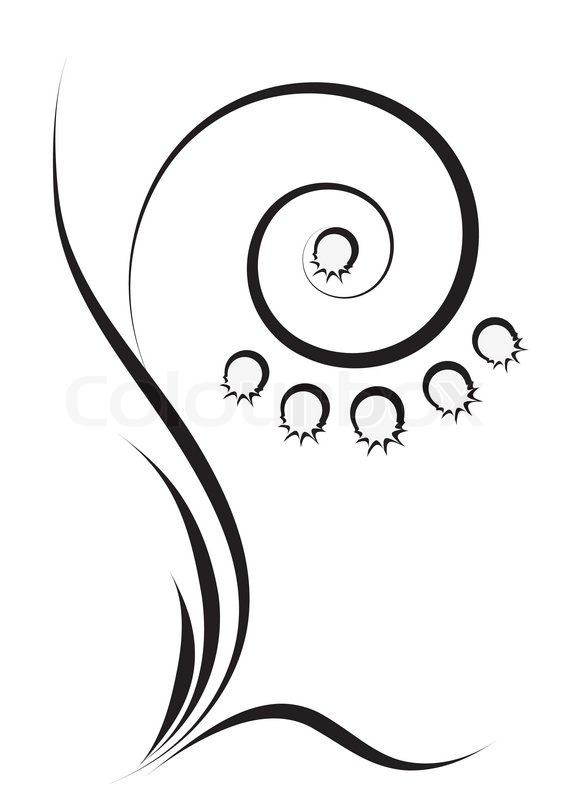 562x800 Pattern Of Stylized Lily Of The Valley Stock Vector Colourbox