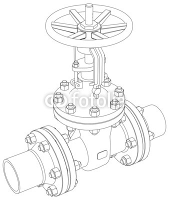 338x400 Industrial Valve. Vector Rendering Of 3d Buy Photos Ap Images