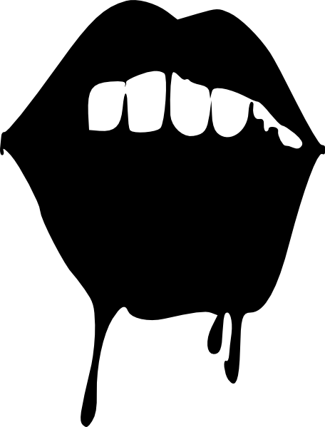 456x599 Vampire Clipart Mouth