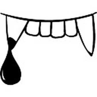 338x338 Fangs Clipart Vampire