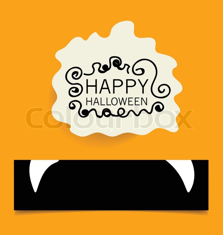 760x800 Cute Note Papers, Happy Halloween Design Background With Vampire