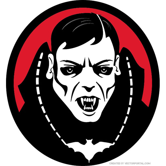 660x660 Vampire Vector Clip Art