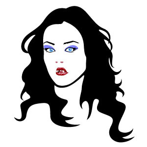 300x300 Vampire Girl Vector