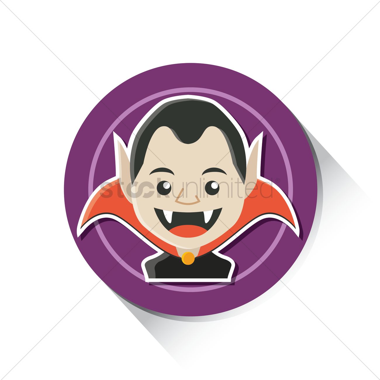 1300x1300 Vampire Vector Image