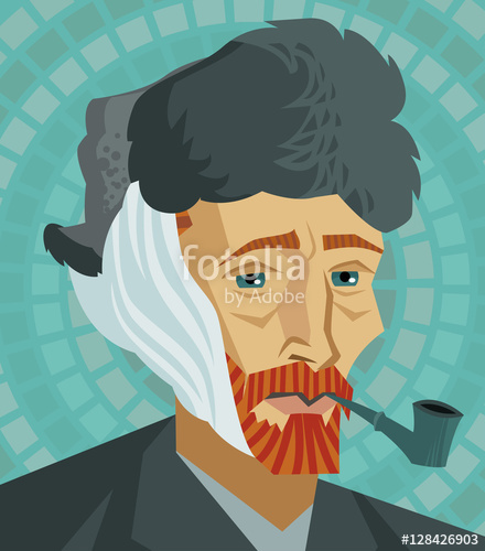 440x500 Van Gogh Cartoon Stock Image And Royalty Free Vector Files On