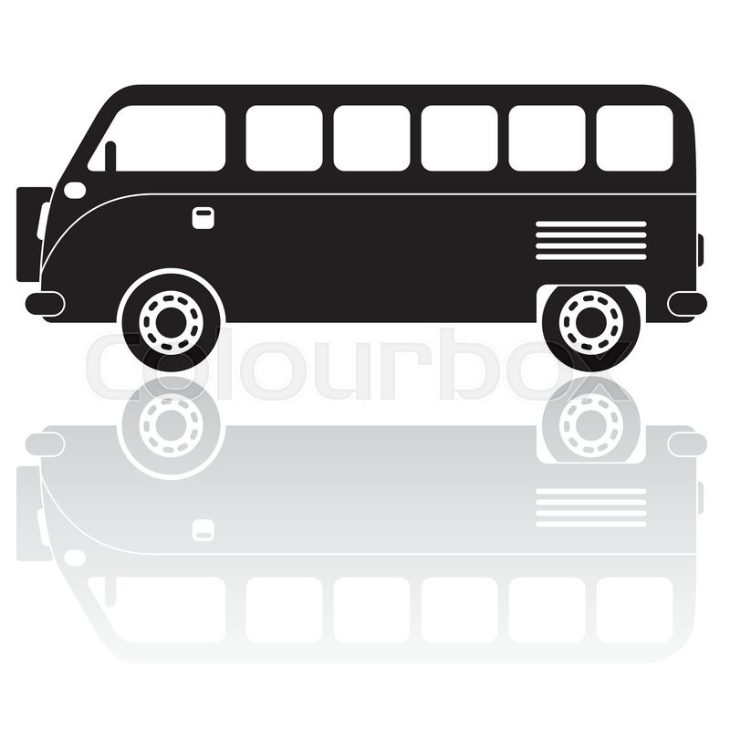 800x800 Vector Illustration Of Vintage Camper Van Stock Vector Colourbox