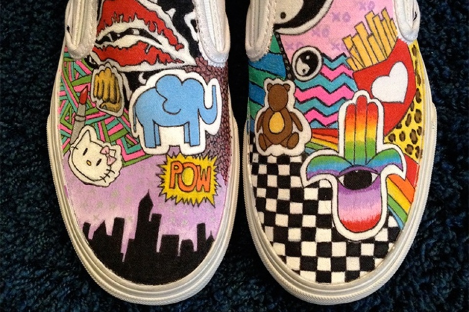 960x640 Drawn Shoe Vans Logo