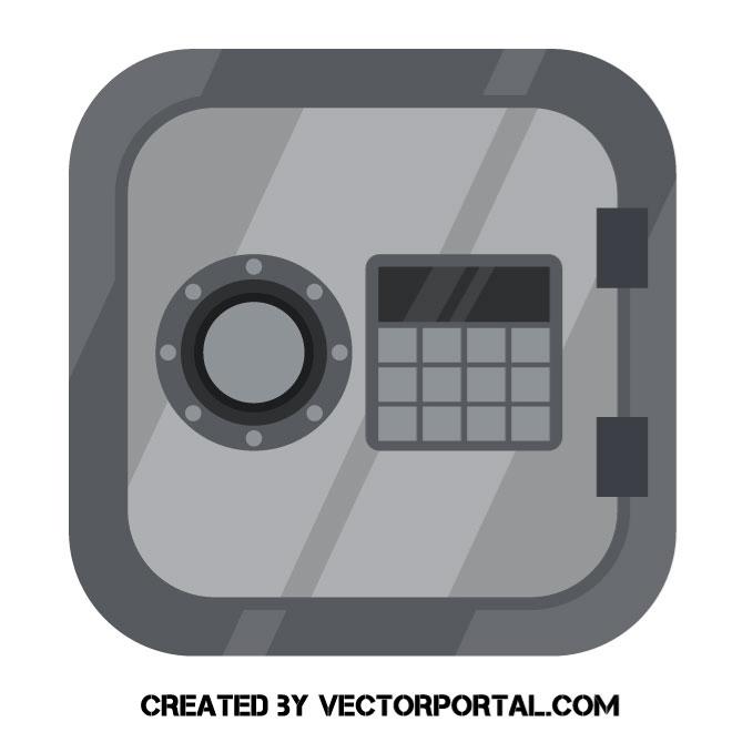 660x660 Metal Vault Vector Image