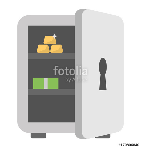 475x500 Bank Vault Vector Icon Stock Image And Royalty Free Vector Files