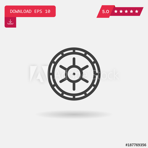 500x500 Vault Vector Icon
