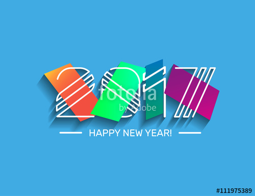 500x384 2017 Happy New Year Creative Seasons Greetings. Colorful