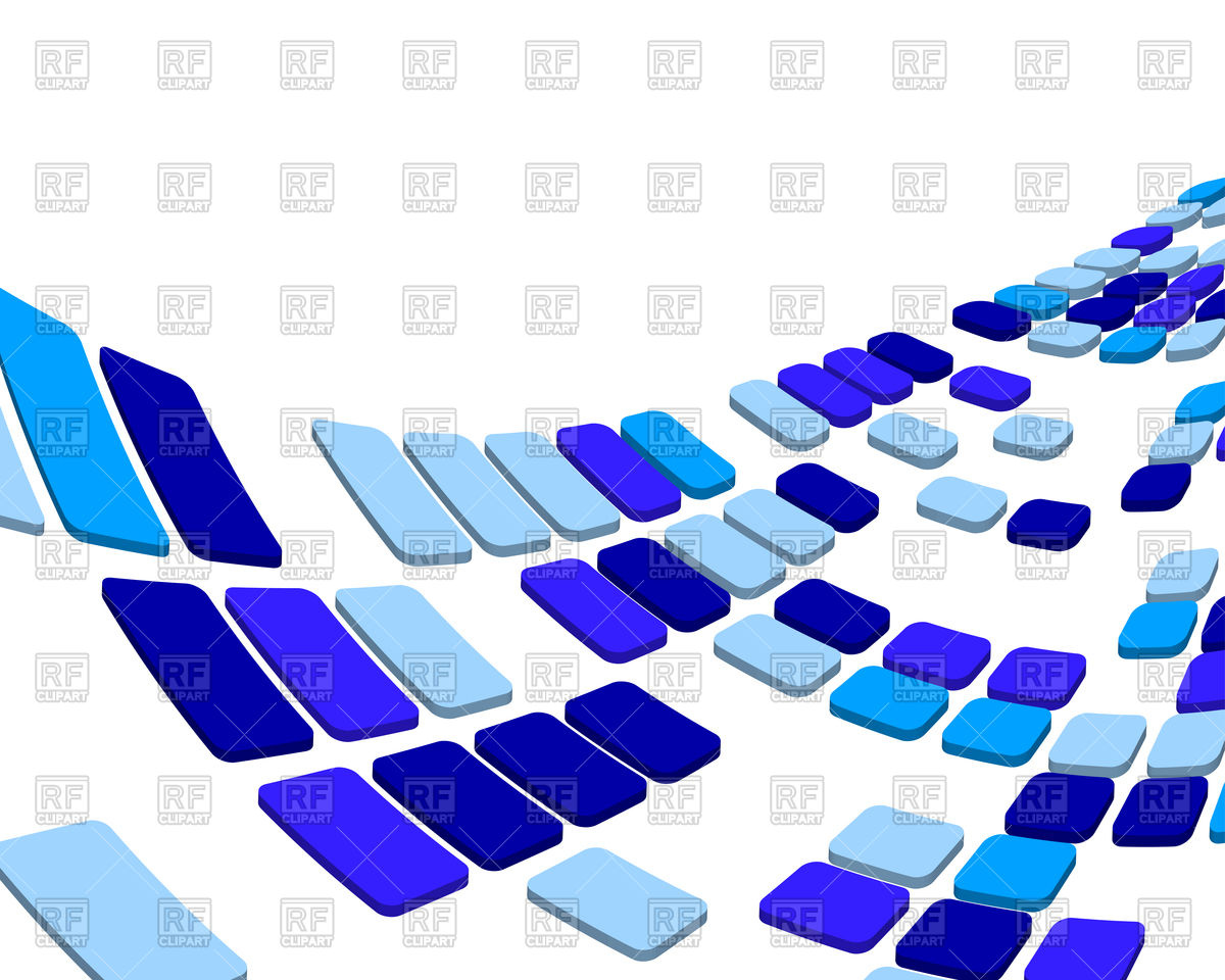 1200x960 Abstract 3d Blue Background With Squares Vector Image Vector