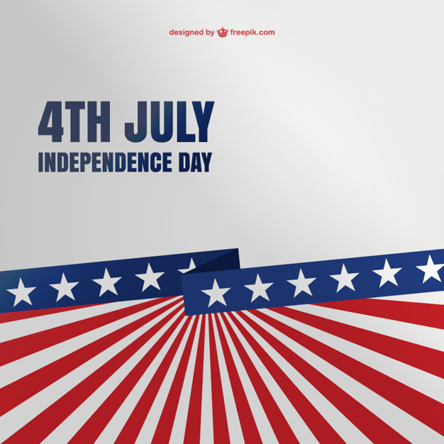 626x626 4th Of July Background Vector Free Download