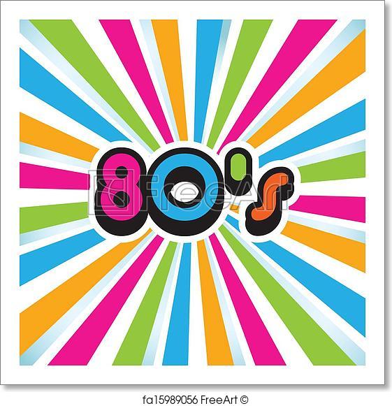 561x581 Free 80s Art Prints And Wall Artwork Freeart