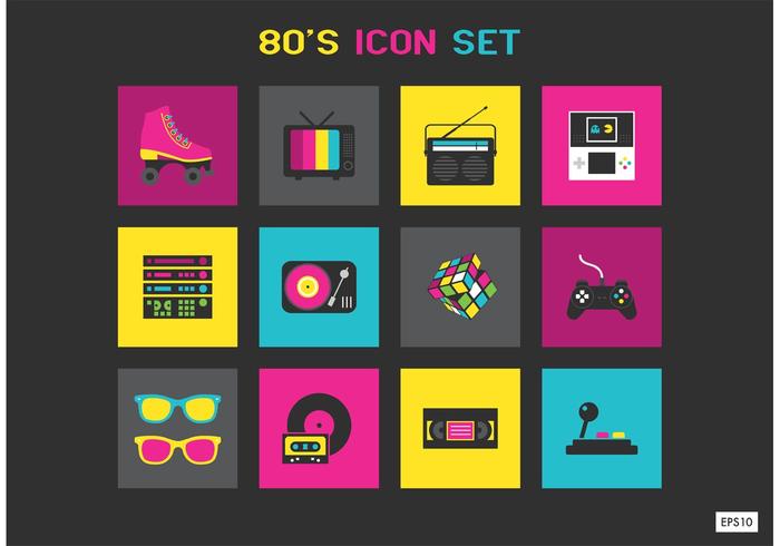 700x490 Free 80s Vector Icons