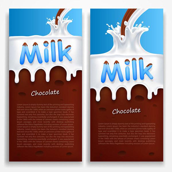 600x600 Milk Chocolate Ad Vector Picture [Ai]
