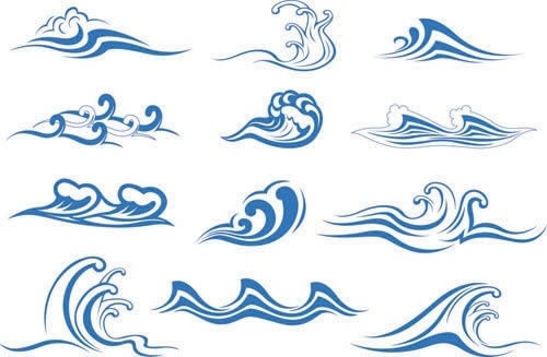 500x327 Wave Free Vector Download (3,452 Free Vector) For Commercial Use
