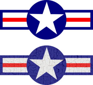 300x276 Air Force Stripes And Star Clip Art