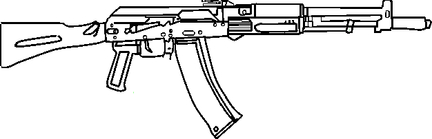 626x202 Ak 107 (Vector Gun Art) By Chaingunfighter