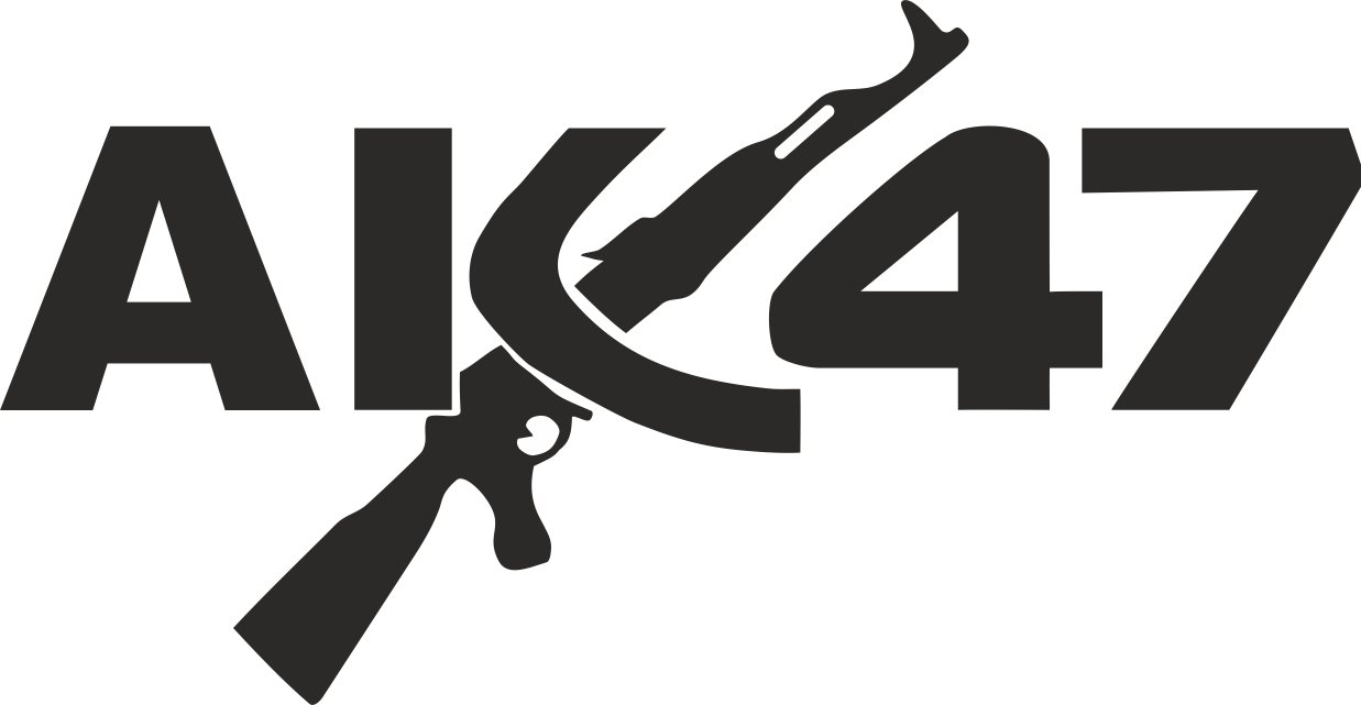 1237x641 Ak 47 Guns Wall Art Sticker Vector Free Vector Download
