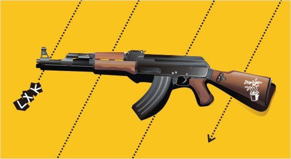 600x329 Free Vector Ak47 Rifles Psd Files, Vectors Amp Graphics