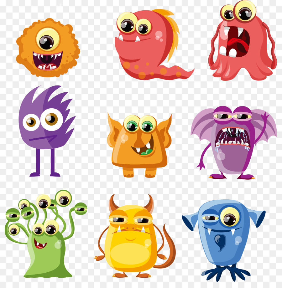 900x920 Alien Monster Drawing