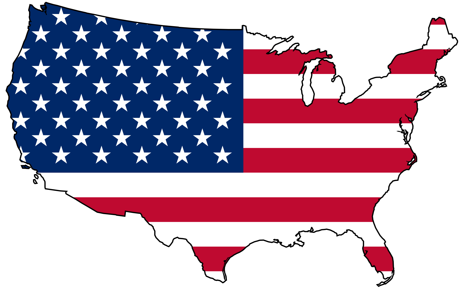 1969x1223 America Clipart Vector