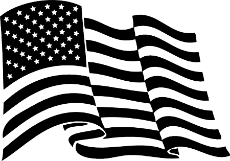 Vector American Flag Black And White at GetDrawings | Free download