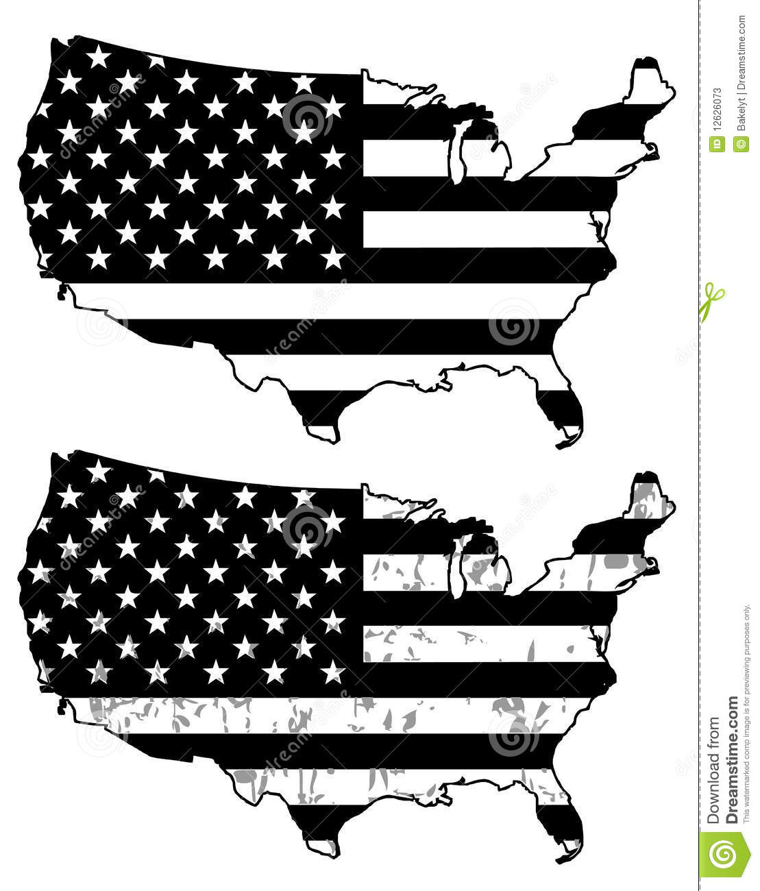 1109x1300 American Flag Black And White Vector Clipart Collection